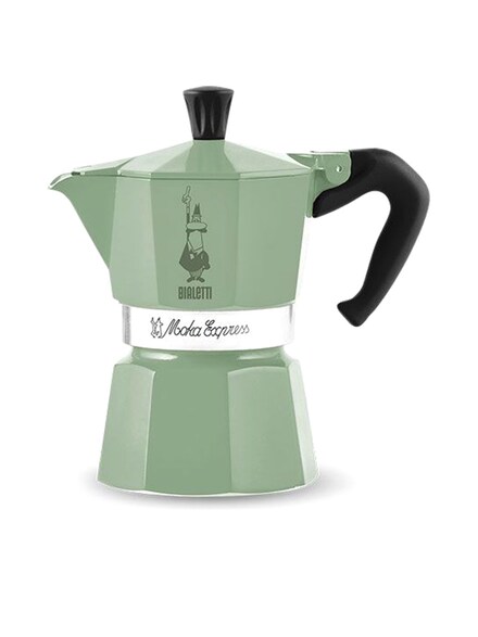 BIALETTI MOKA EXPRESS 3 CUP OLIVE